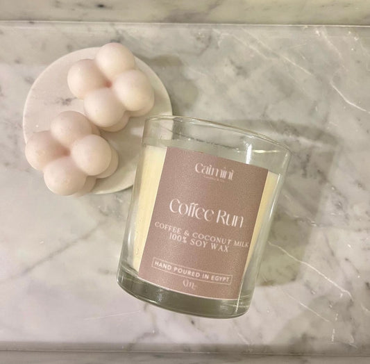 Coffee Run - Small Wooden-Top Candle