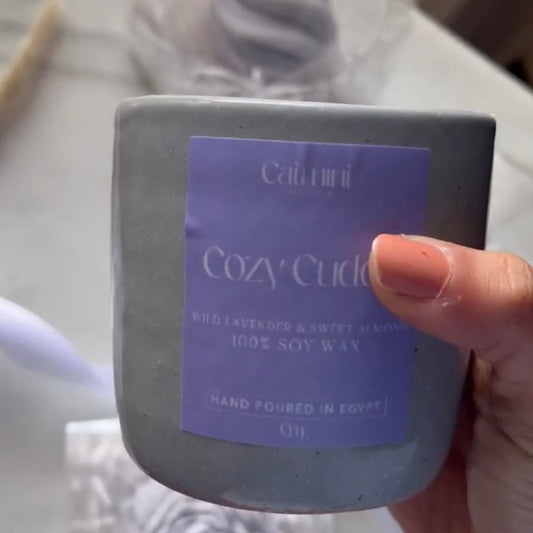 Cozy Cuddle - Large Porcelain Candle
