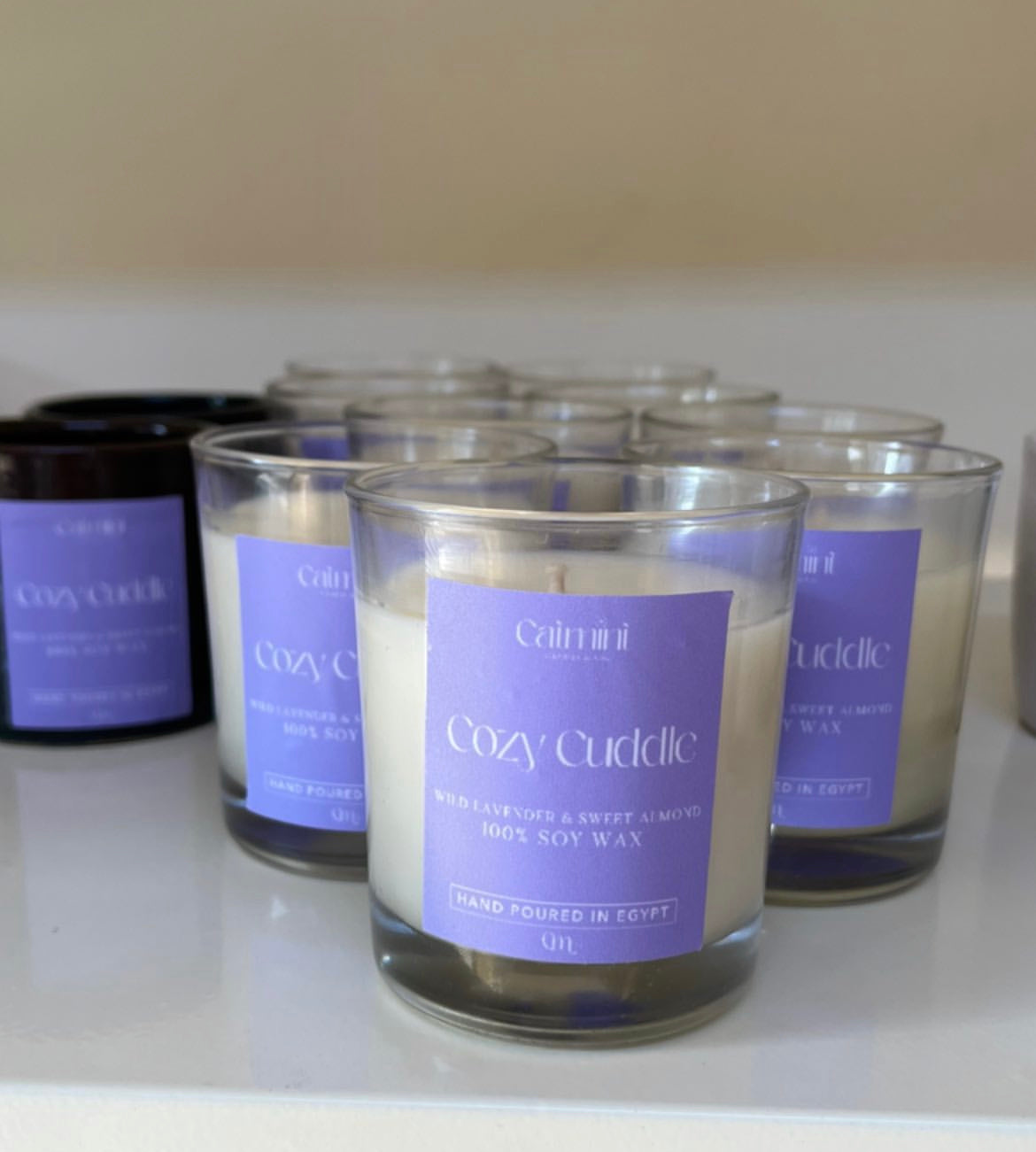 Cozy Cuddle - Small Wooden-Top Candle