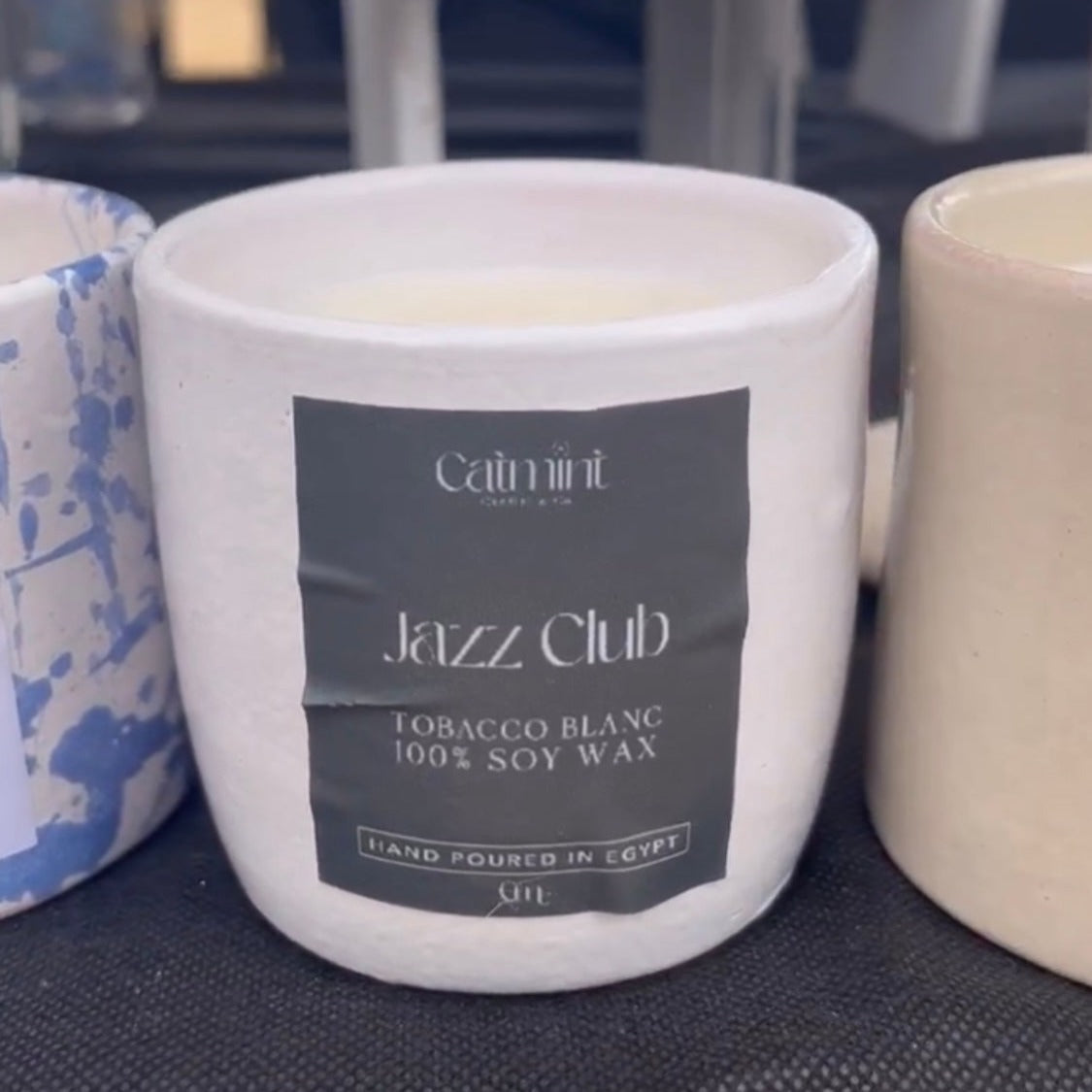 Jazz Club - Large Porcelain Candle